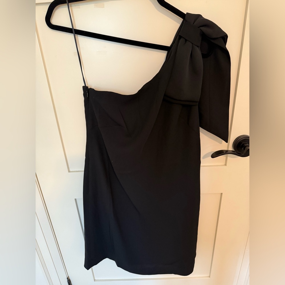 Club Monaco little black dress - asymmetrical with bow detail, NWT